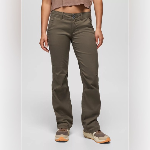 Prana Stretch Zion Halle Pant, Green, Size 14, Like New Condition - Picture 1 of 16